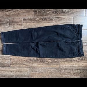 We the free black skinny high waisted cropped jean